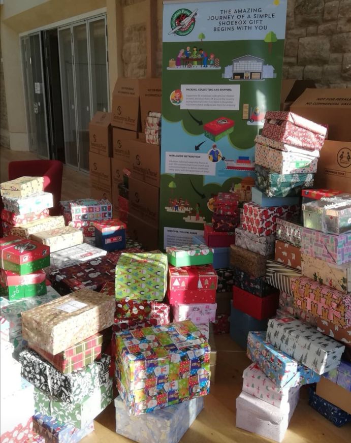 Shoeboxes at Christchurch Sidc