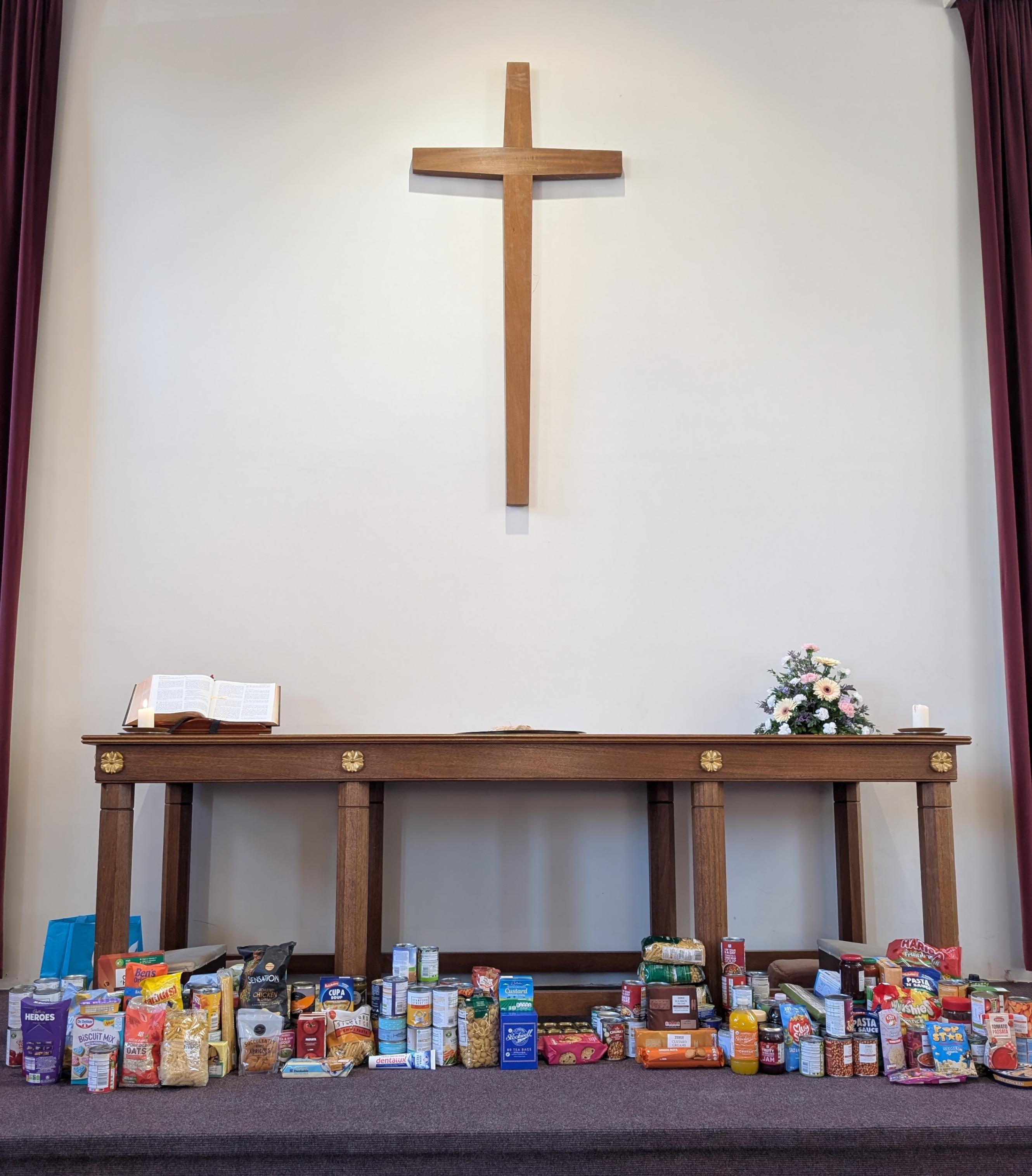 26.10.04 - Harvest donations